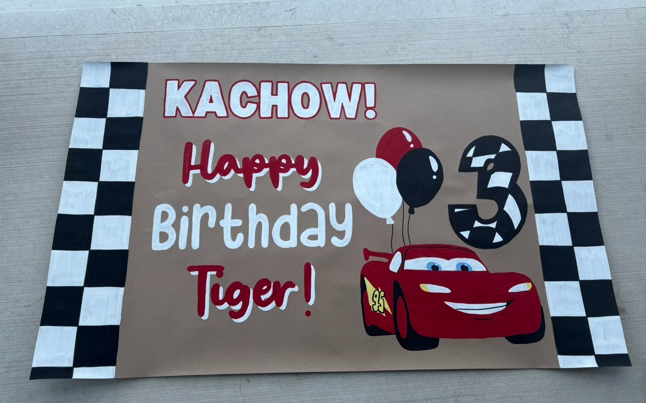 Custom Hand-Painted Banners 🤠✨❤️‍🔥