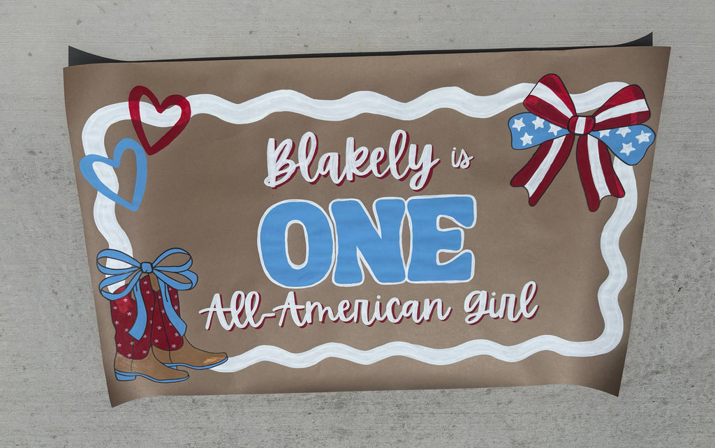 Custom Hand-Painted Banners 🤠✨❤️‍🔥