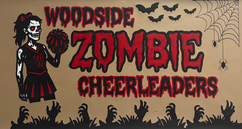 Hand-painted banner